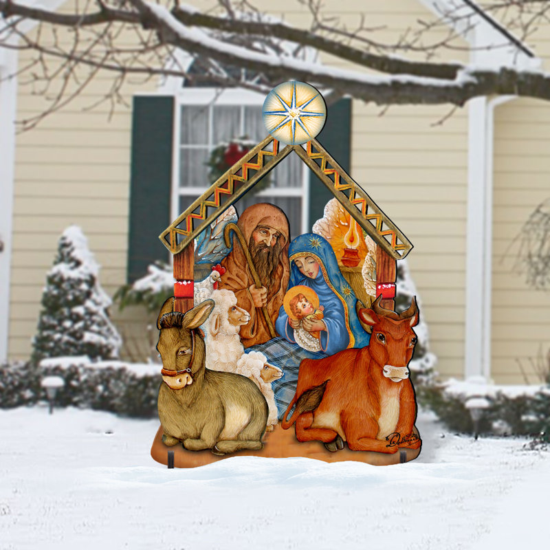 The Holiday Aisle® Nativity Lawn Art & Reviews Wayfair Canada